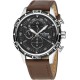 Wanderlust - Chronographe Noir - Argent / 45 mm