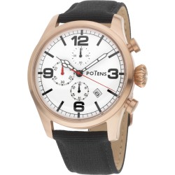 Brera - Chronographe Blanc - Or rose /  mm