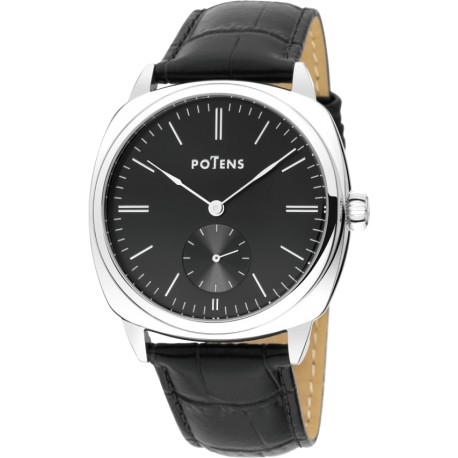 Scala - Petite trotteuse Noir - Argent / 41 mm